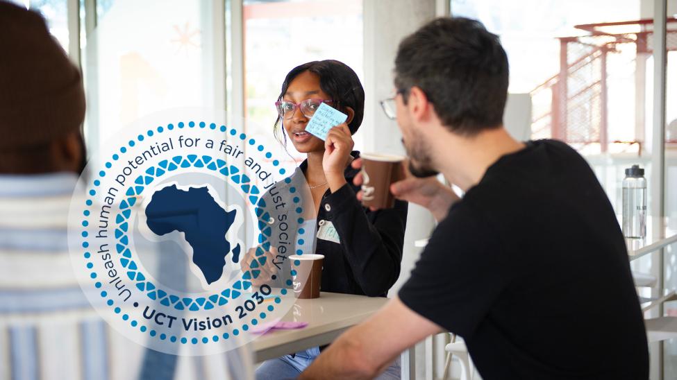 People sitting around a table discussing