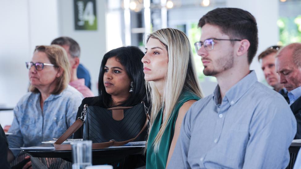 Group of people listening
